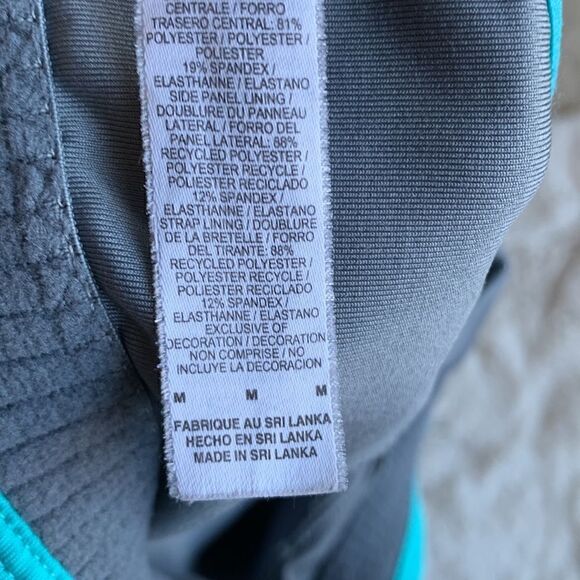 Nike Pro Turquoise Blue Sports Bra - Picture 6 of 6